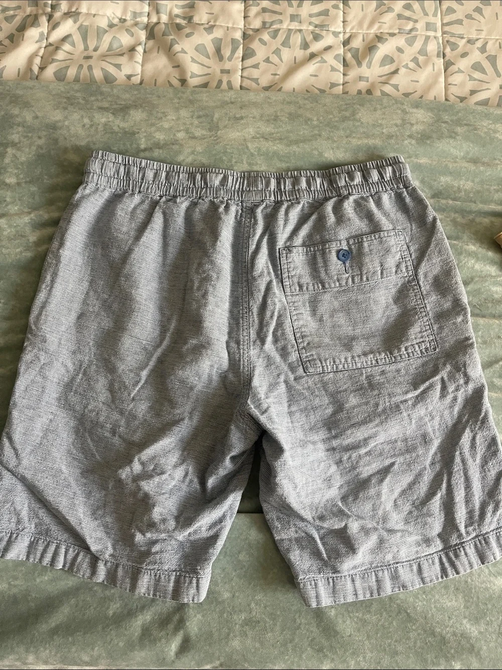 J. Crew Light blue stadium  Drawstring Shorts